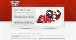 Desktop Screenshot of amcanfreight.com